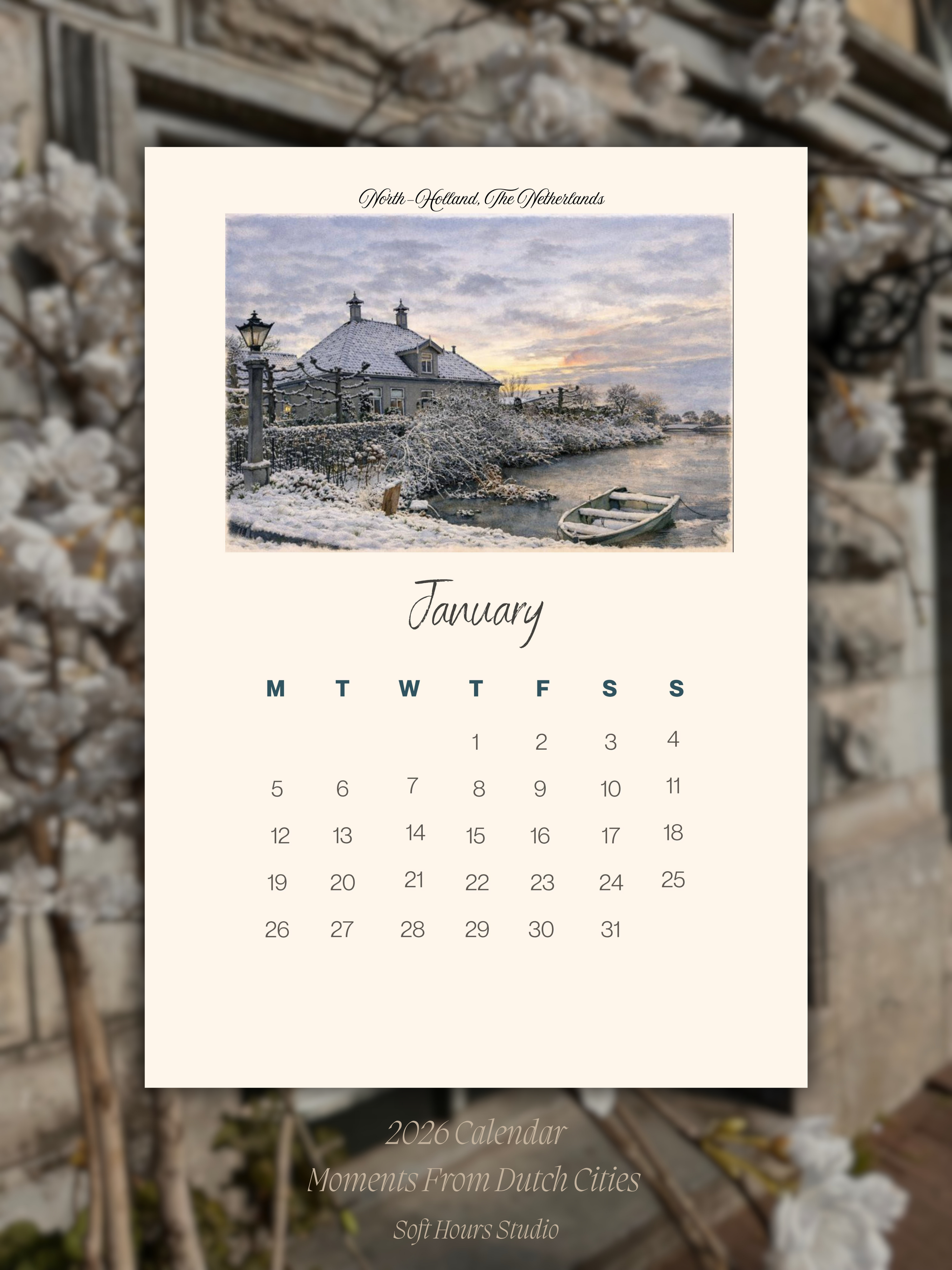 Moments from Dutch cities — 2026 Calendar